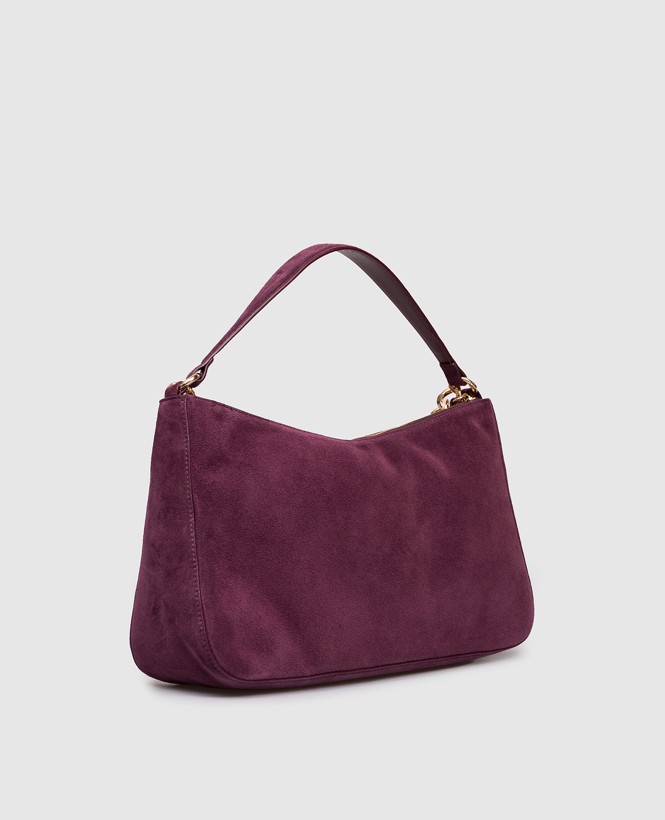 Liliane purple suede hobo bag Twinset 3