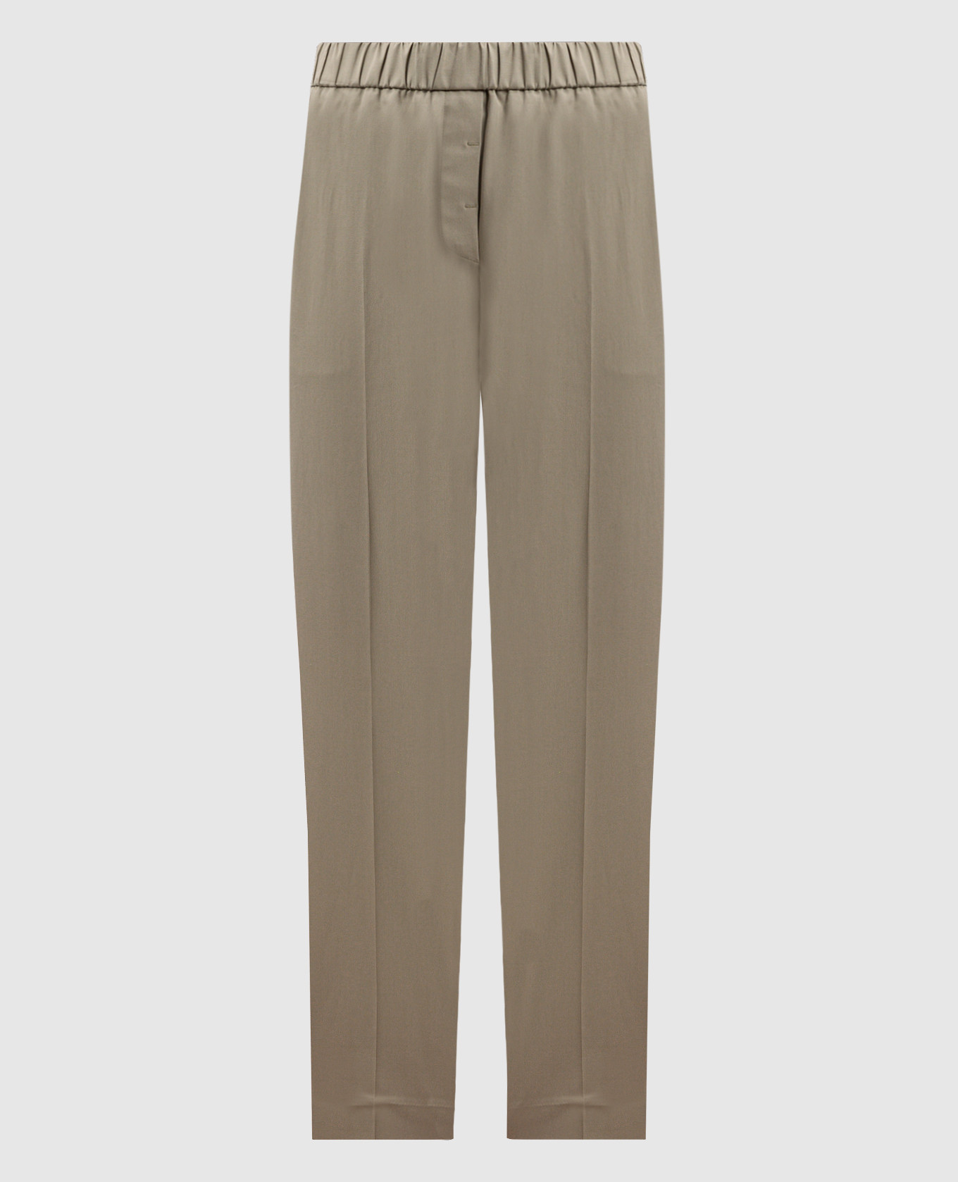 

Green pants with monil chain Peserico