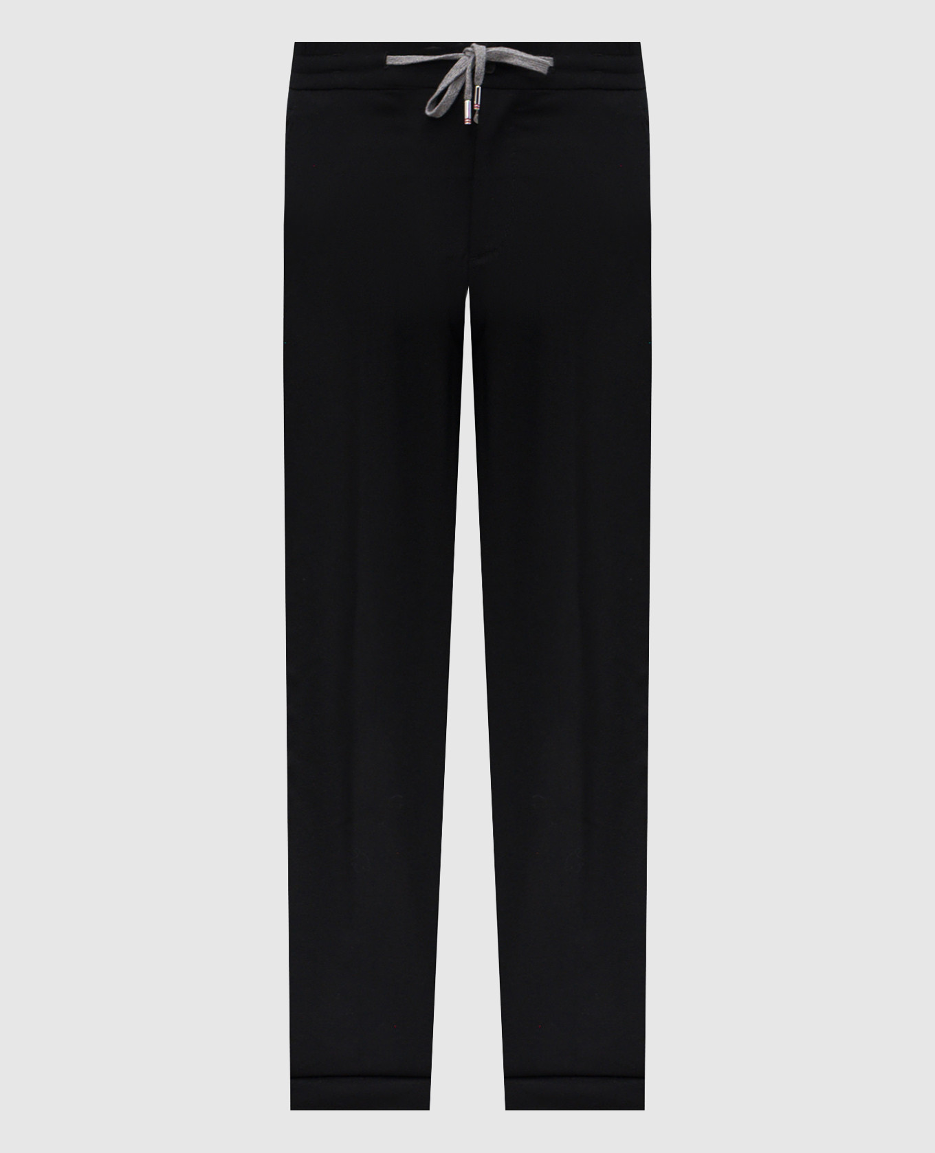 Black wool and cashmere pants Marco Pescarolo