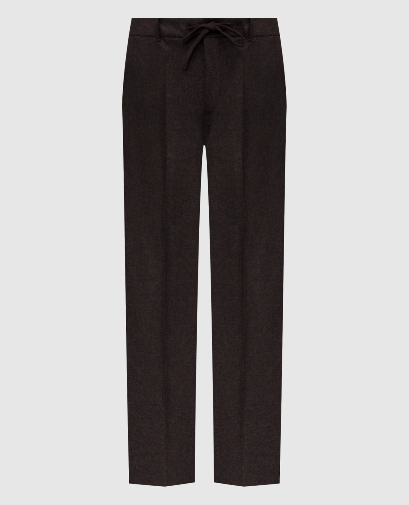 Brown wool and cashmere pants Slowear