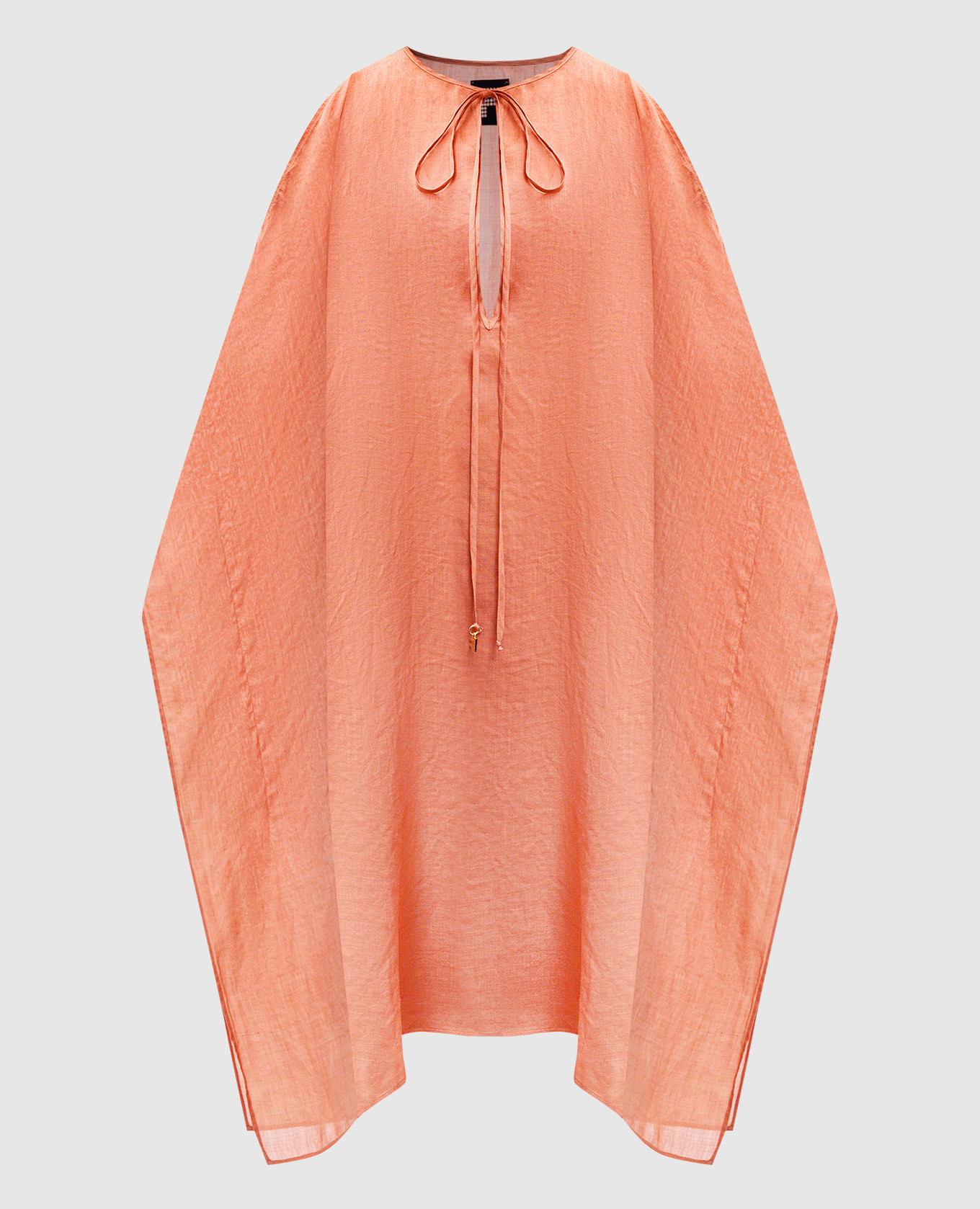 Orange dress with sash Fisico