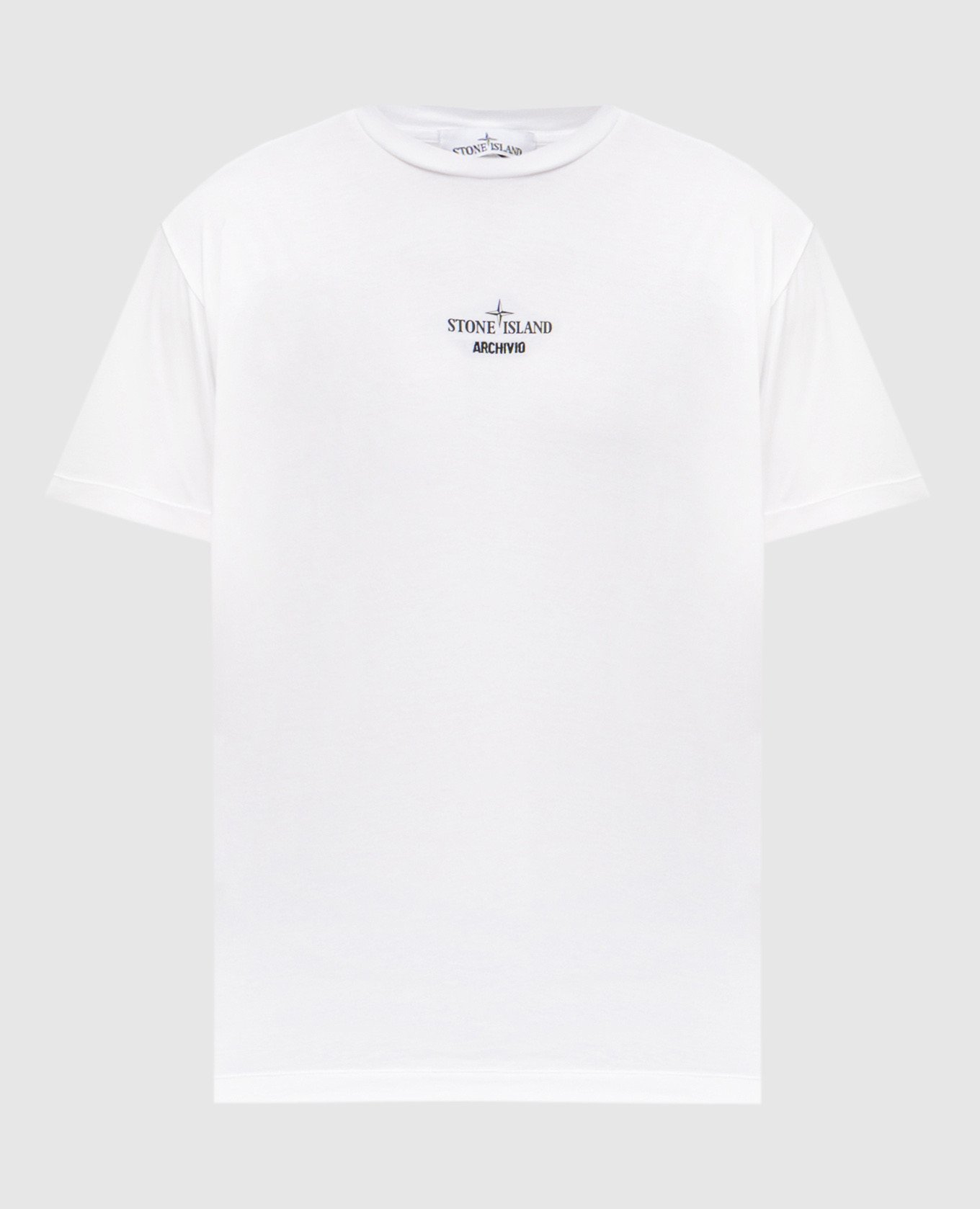

White T-shirt with print Stone Island