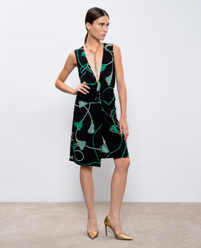 Gucci Black dress with branded print 291964