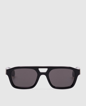 Alexander McQueen Black T-Bar Sunglasses 821704J0749