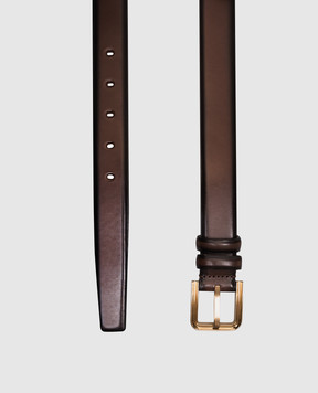 Max Mara Brown leather belt MBELT30