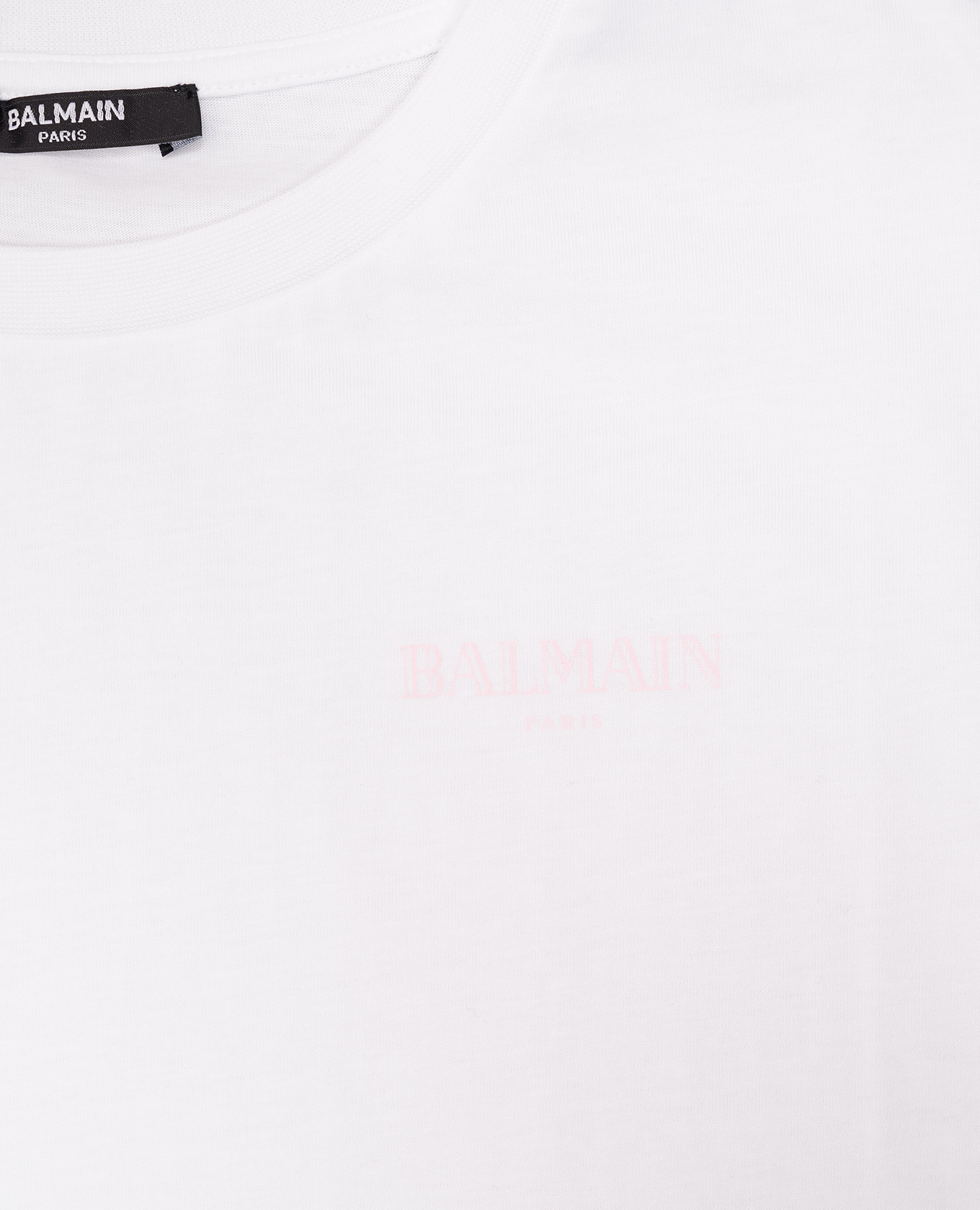 Children's white T-shirt with logo print Balmain 3