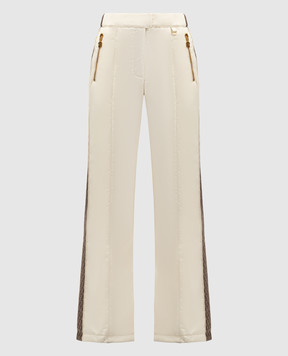 Balmain Yellow ski pants with logo BF2PR030XH66