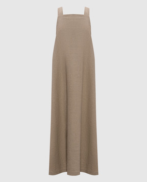 Intoca Beige linen dress 251LIVASDRL1002