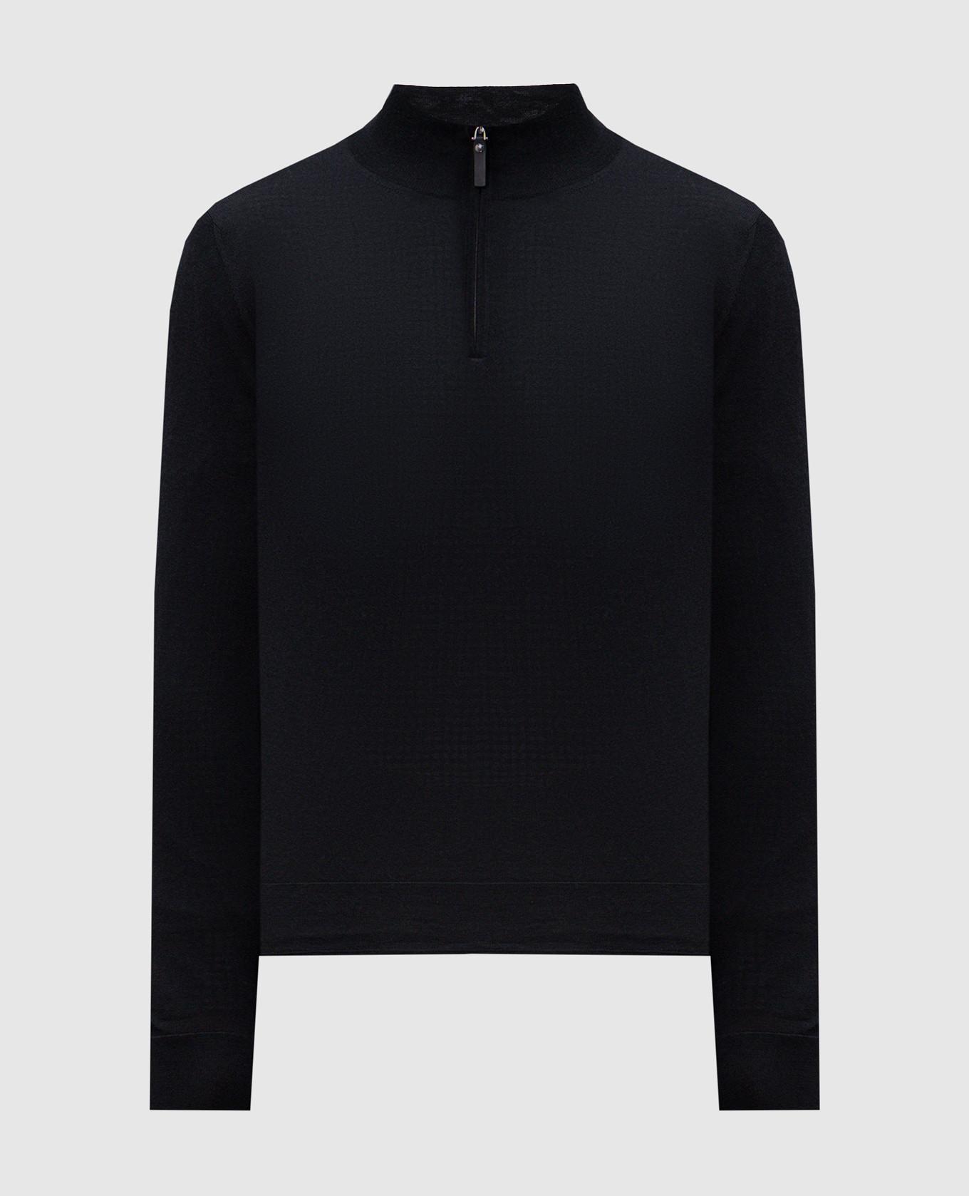 

Black cashmere, wool and silk jumper Canali