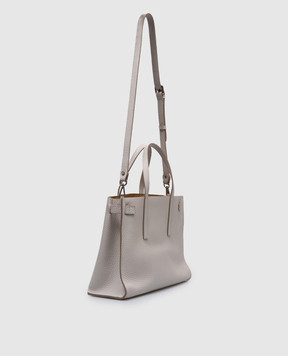 Gianni Chiarini Altea white leather tote bag BS11646RNGDBL