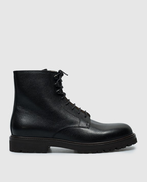 Brunello Cucinelli Black leather boots MZUNAIY718