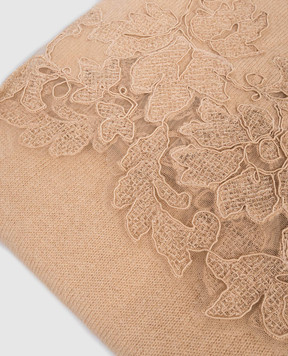 Ermanno Scervino Beige cashmere scarf D475R711APPYU