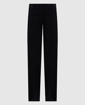 Marc Le Bihan Black pants with buttons 24301