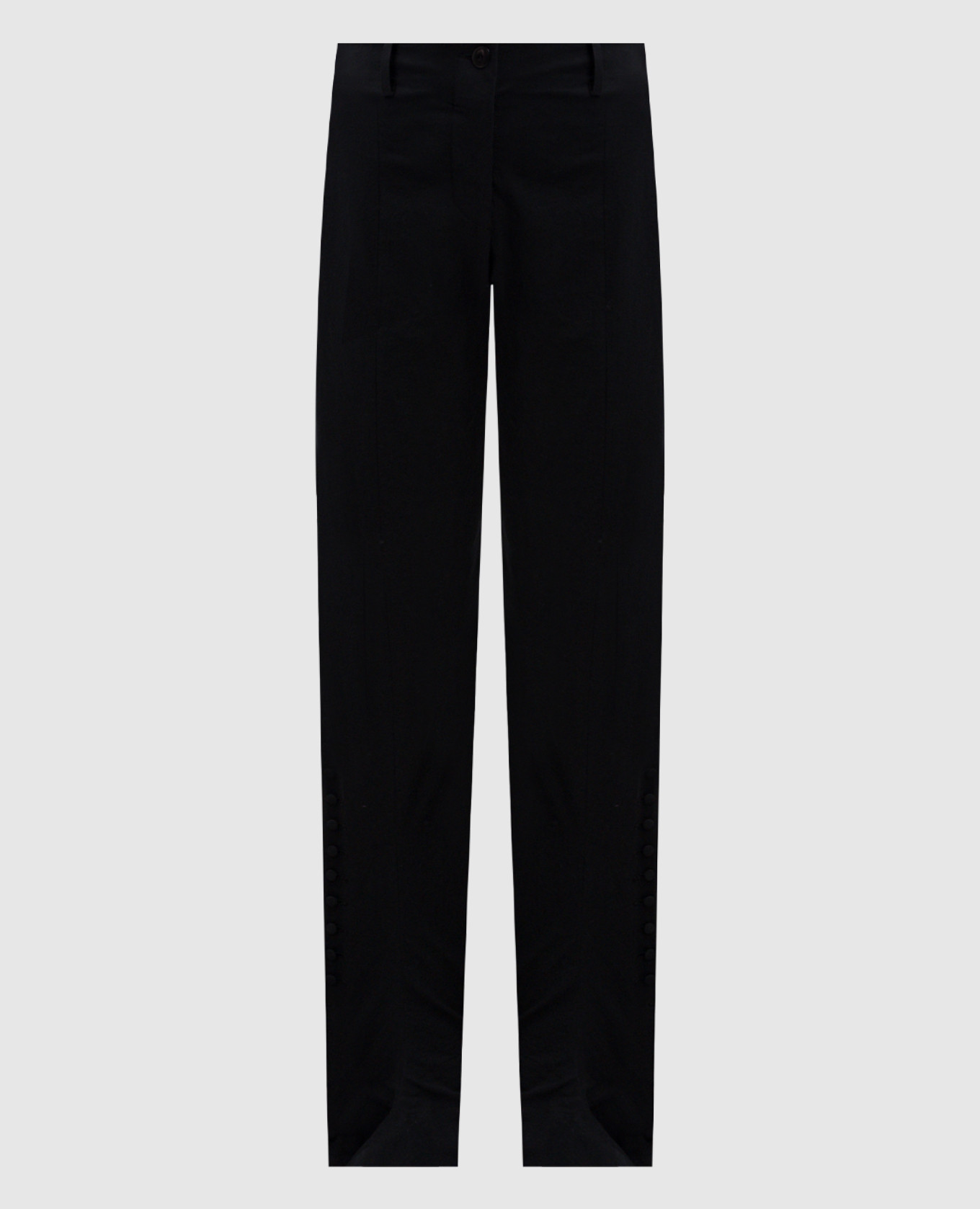 Black pants with buttons Marc Le Bihan