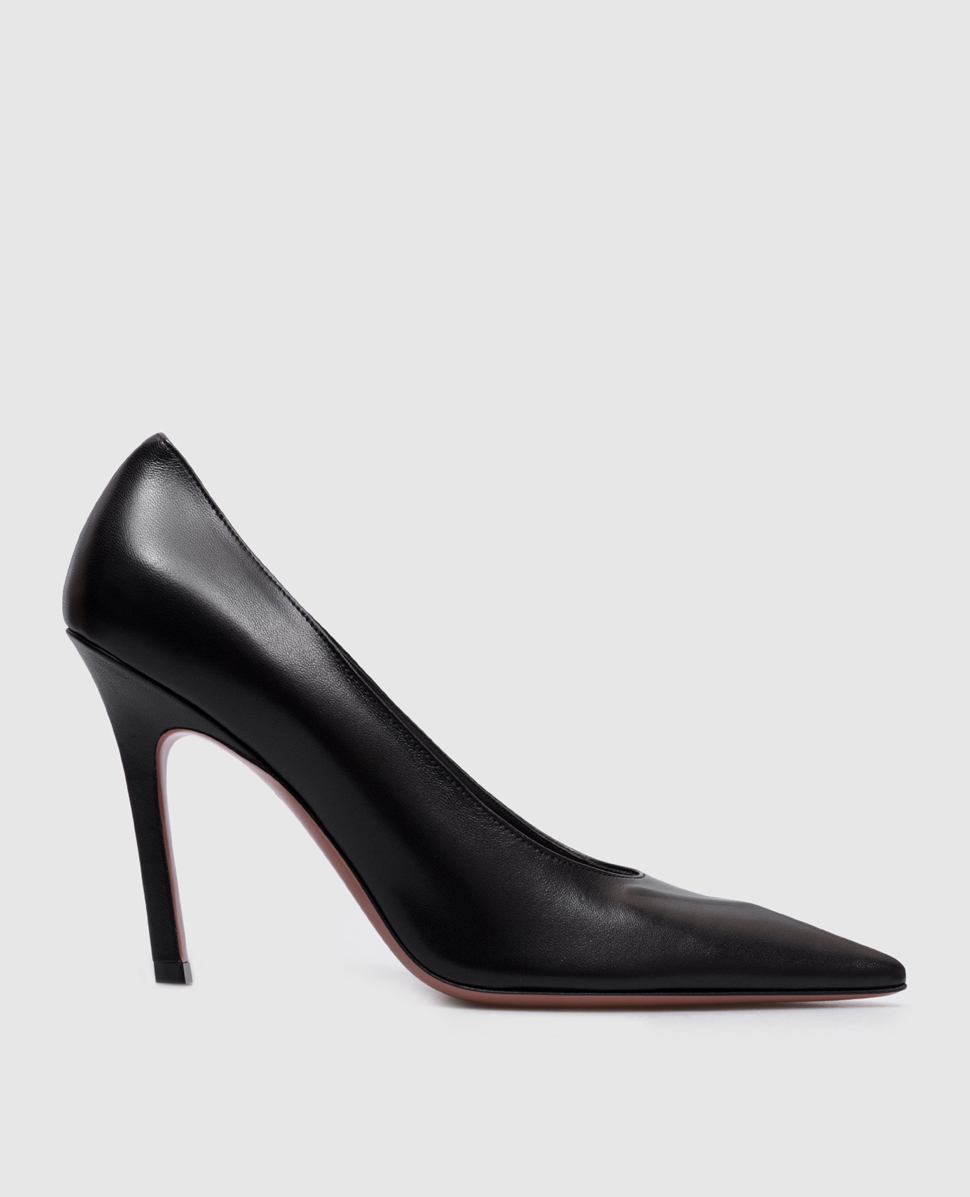 

Christine black leather pumps Amina Muaddi