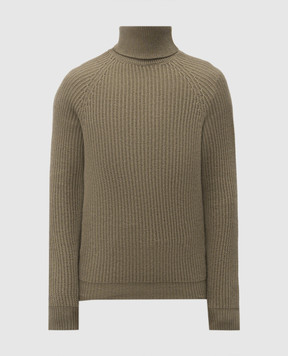 Peserico Khaki cashmere sweater R59416F079010C