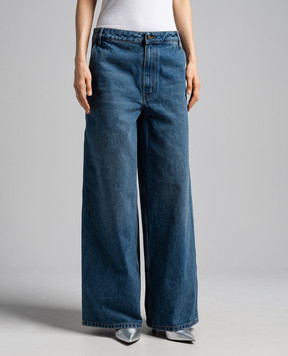 Gauchere Blue jeans with a distressed effect M22333070042