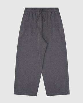 Brunello Cucinelli Children's gray sweatpants BG927E639B
