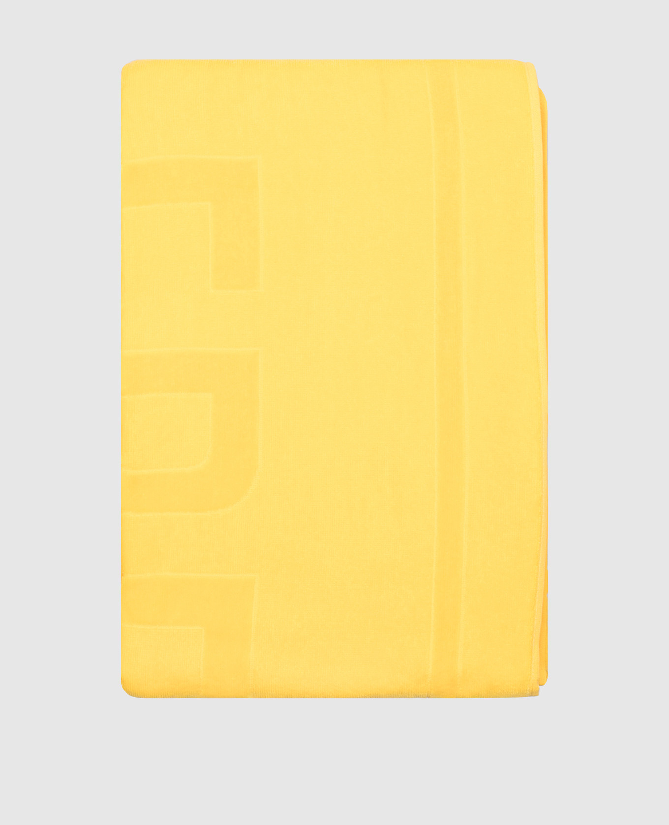 

Yellow beach towel with logo Vilebrequin