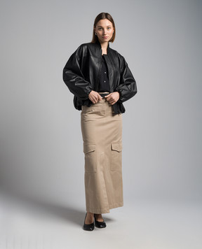 Simonetta Ravizza CACHI beige cargo skirt ADIGE