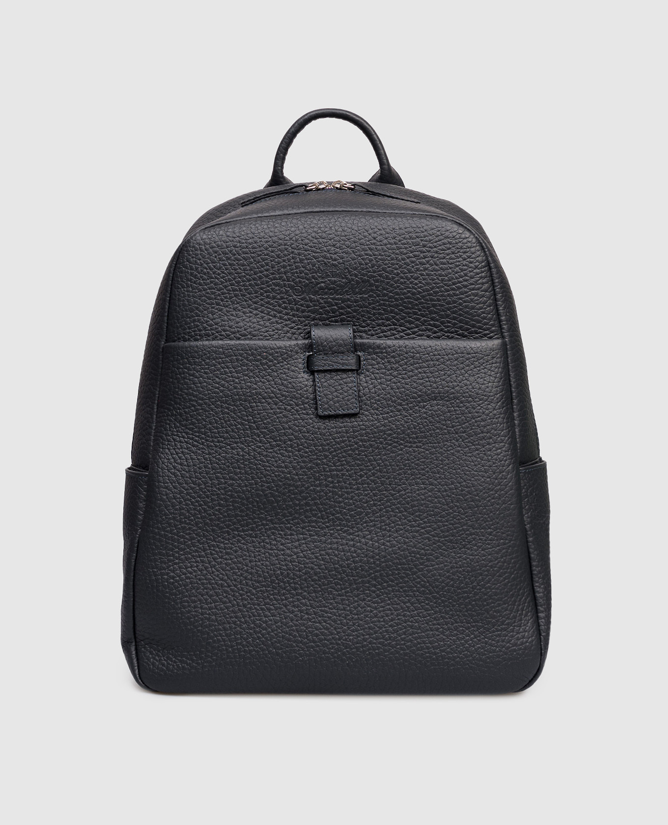 

Blue leather backpack JOHNNY Enrico Mandelli