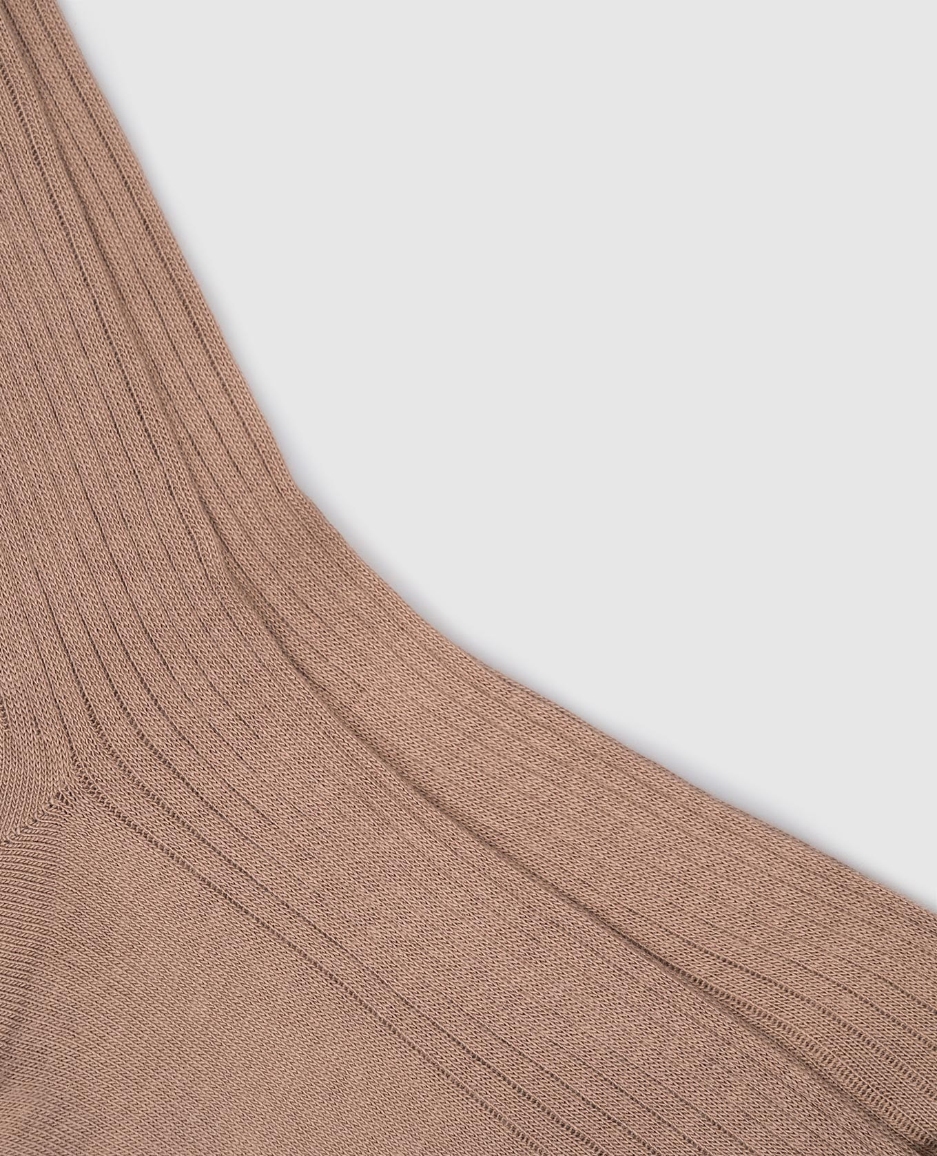 

Brown ribbed BINO knee-highs Max Mara