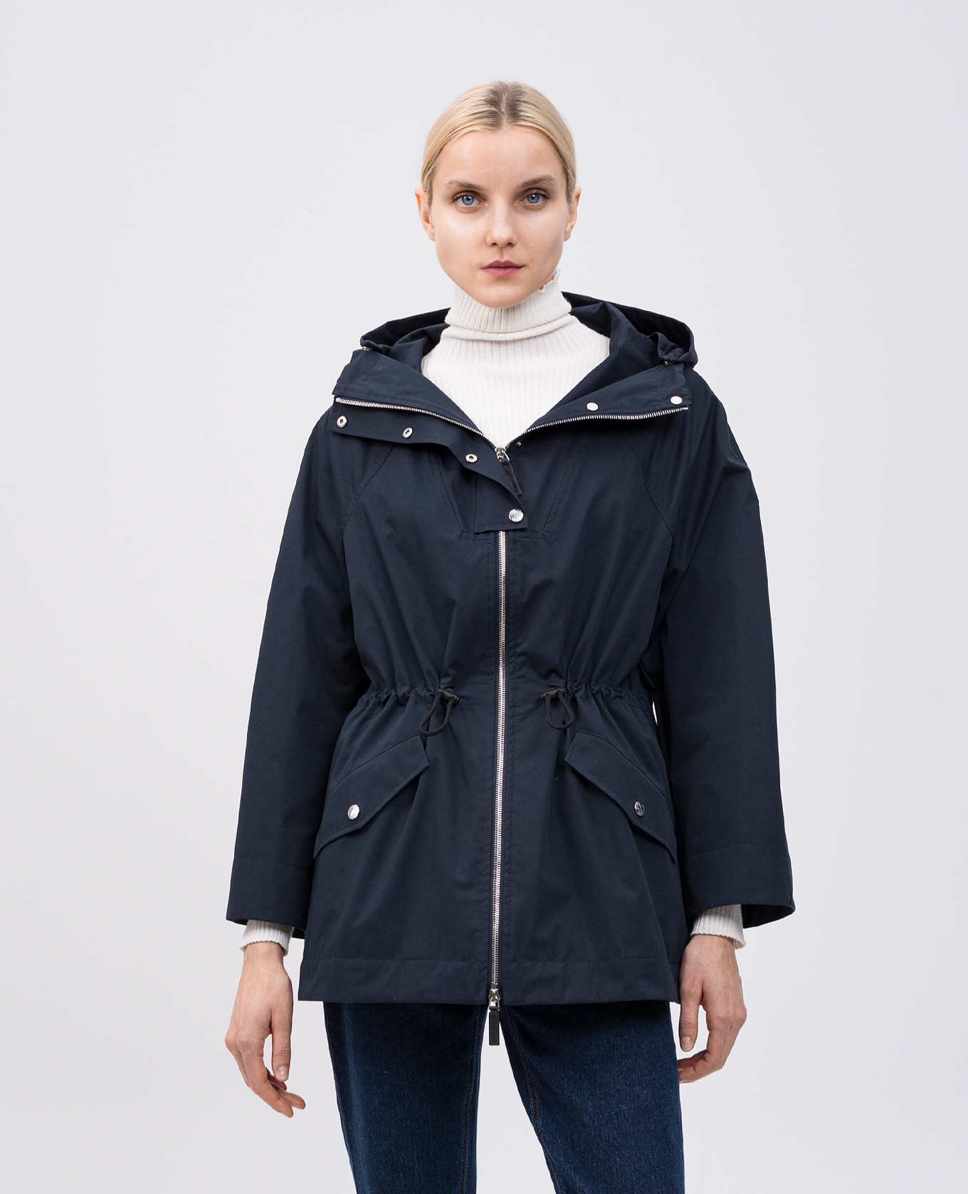 

Blue parka Yves Salomon Army