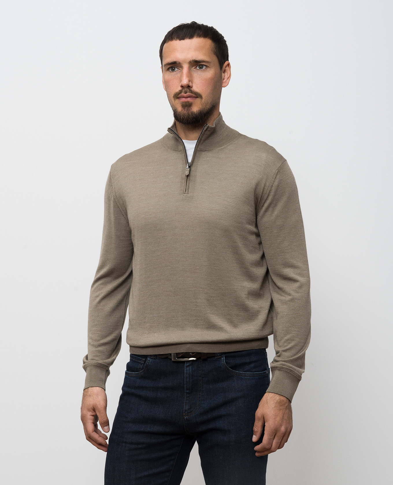 

Beige wool and silk jumper Canali