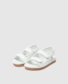 Bottega Veneta Jack green leather sandals 775343VBSD0