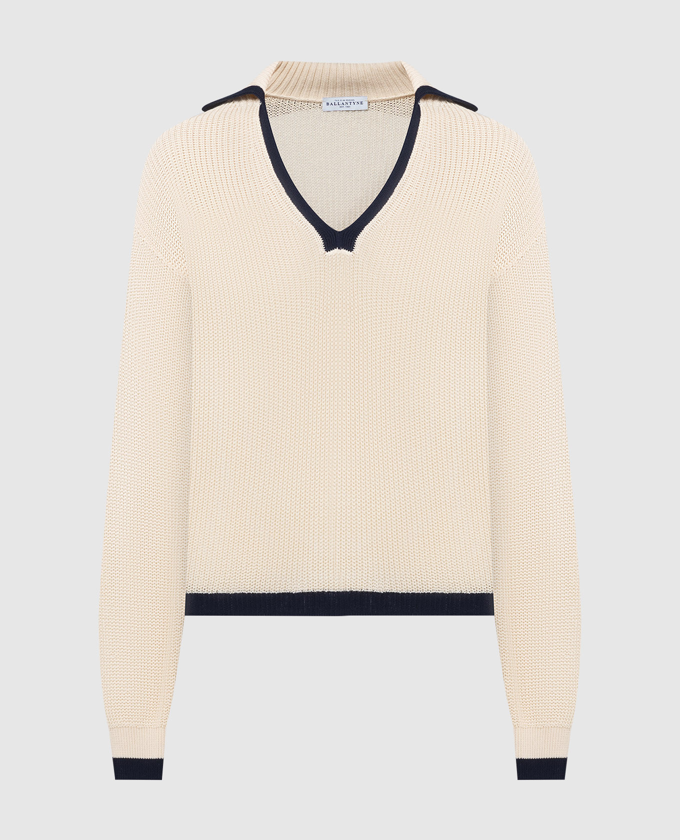 

Beige pullover with contrasting edging Ballantyne