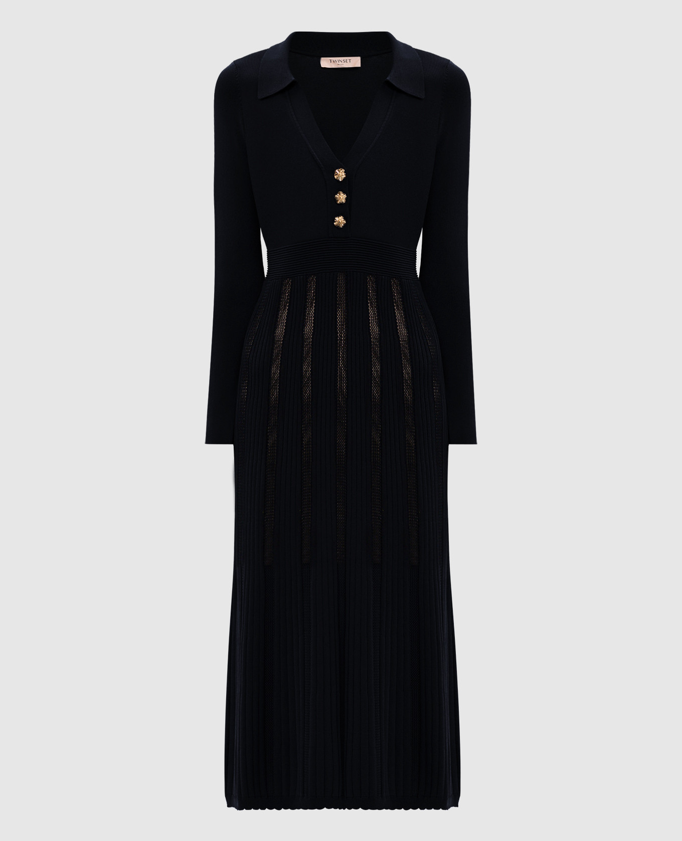 Black midi dress Twinset