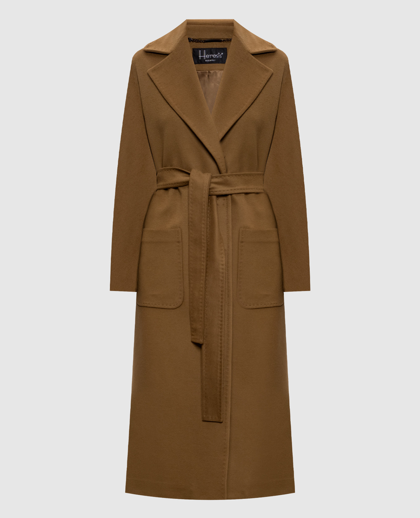 Brown wool coat