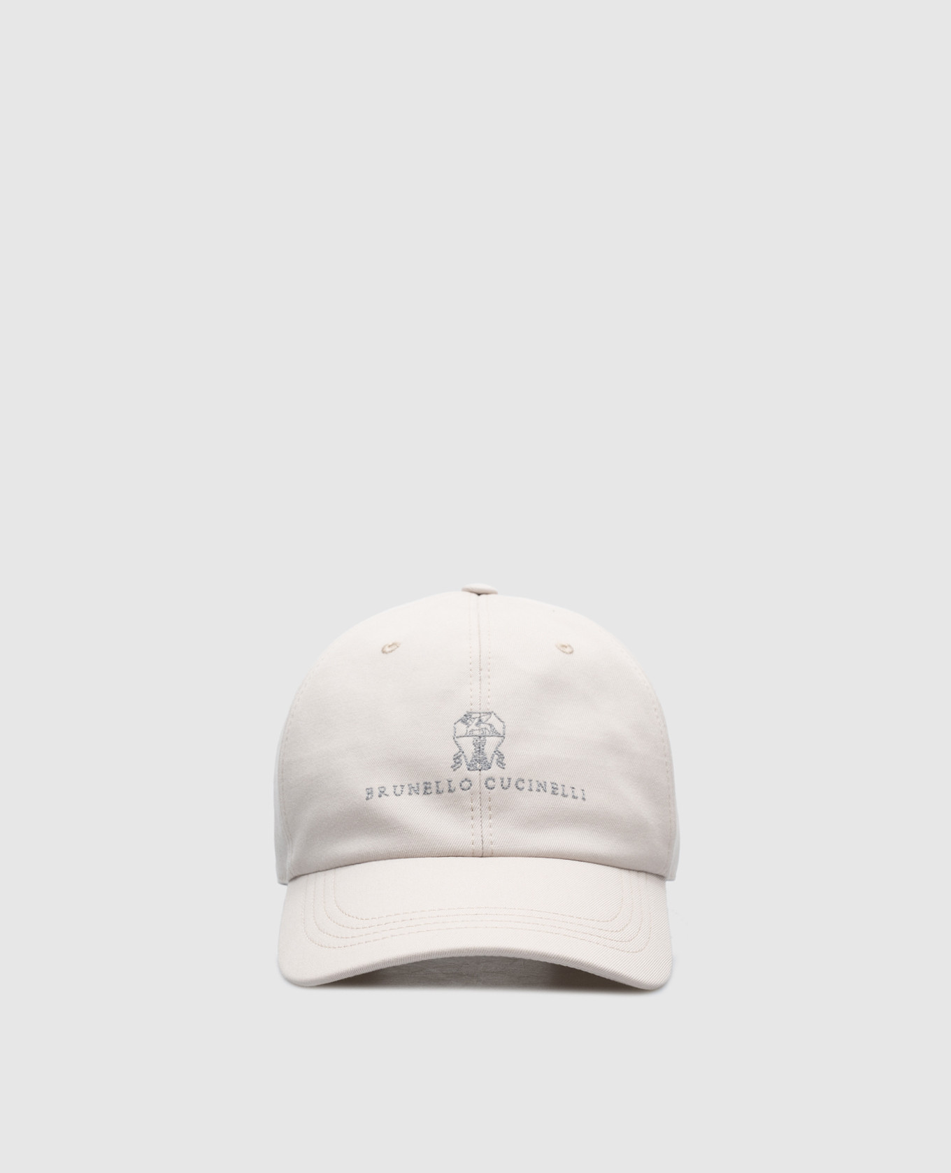 

Beige cap with logo embroidery Brunello Cucinelli