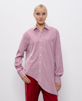SSHEENA White striped Canotta shirt 25FWCANOTTATF25017