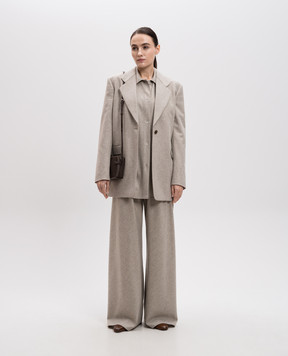 The Row Beige Vermont wool and cashmere jacket 8503W3301