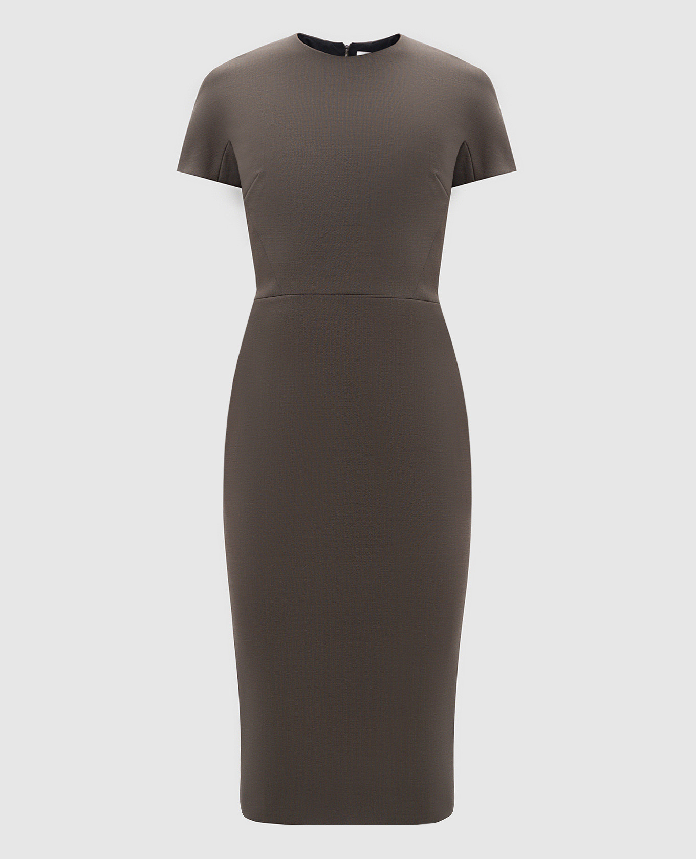 

Gray dress with wool Victoria Beckham, Grey
