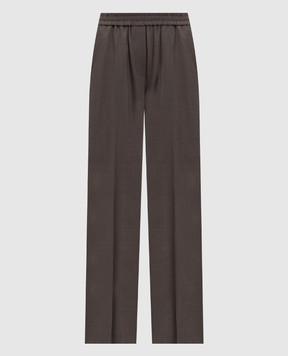 Brunello Cucinelli Brown wool pants MPW07P9002