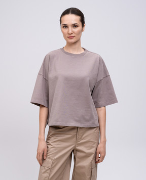 Parajumpers Grey T-shirt with logo 25SPWTSJC31