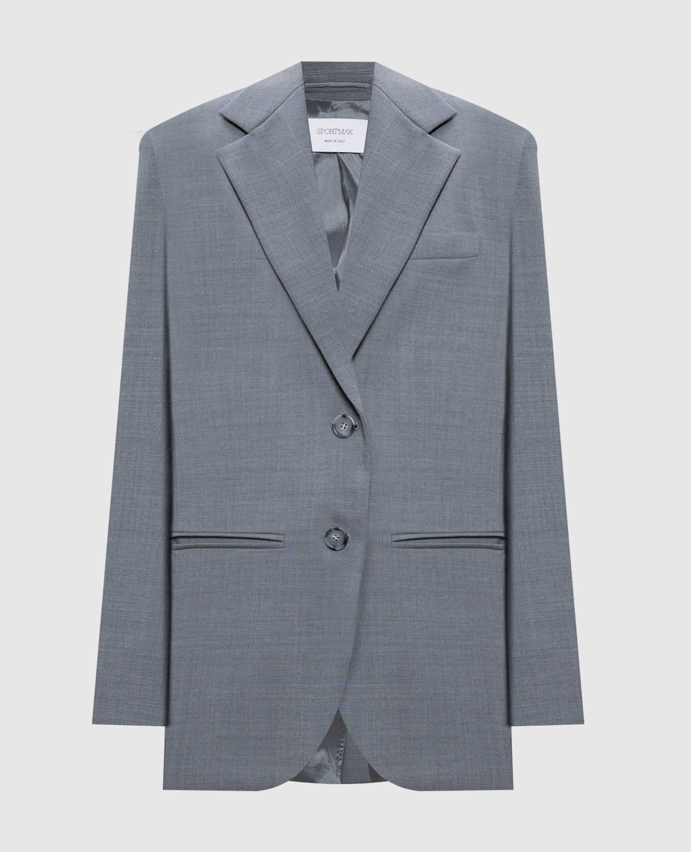 

BAFFO gray wool jacket Max Mara Sportmax, Grey