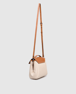 Gianni Chiarini Beige Clio logo satchel bag BS11599SALPL