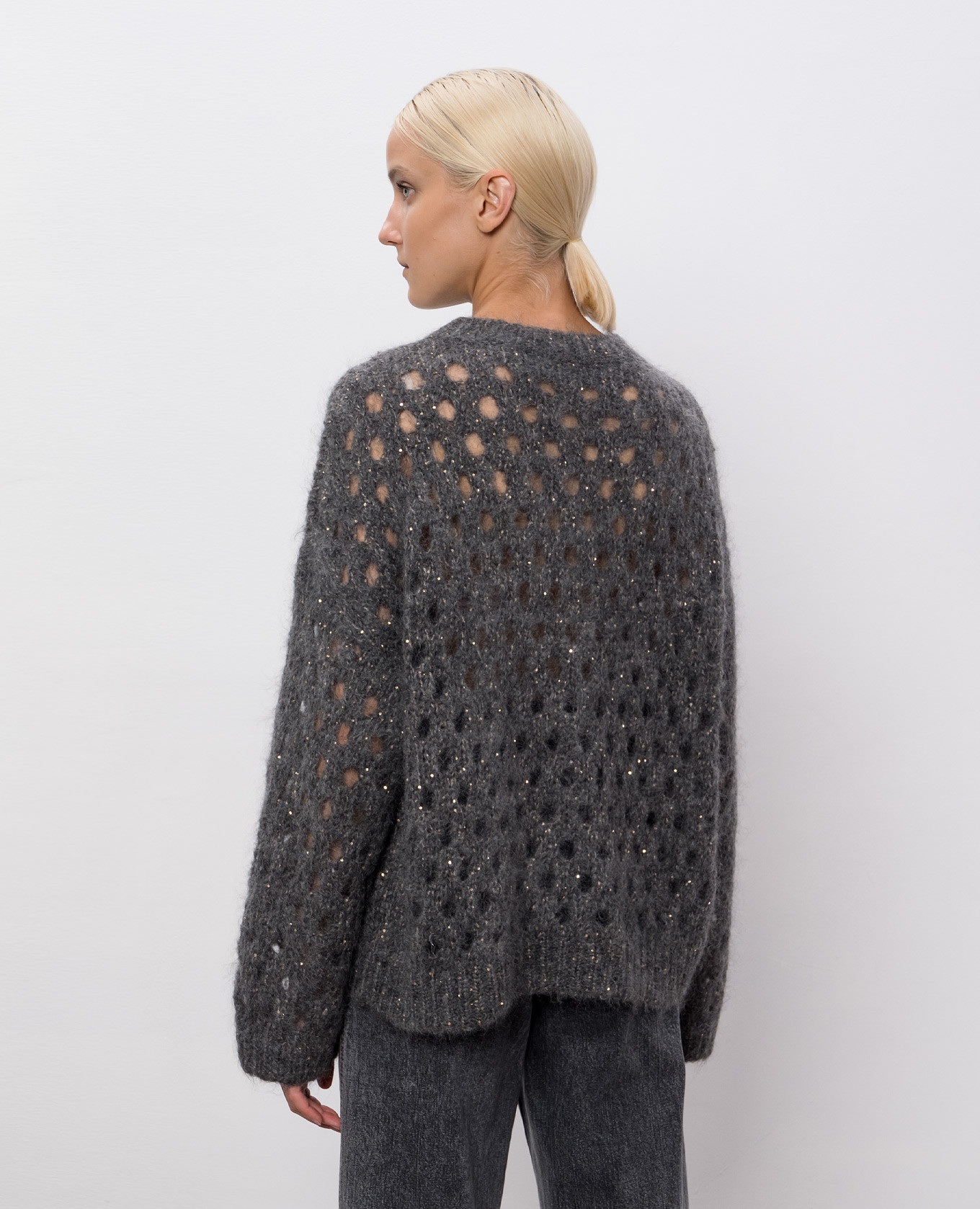 

Gray sweater with wool Brunello Cucinelli, Grey