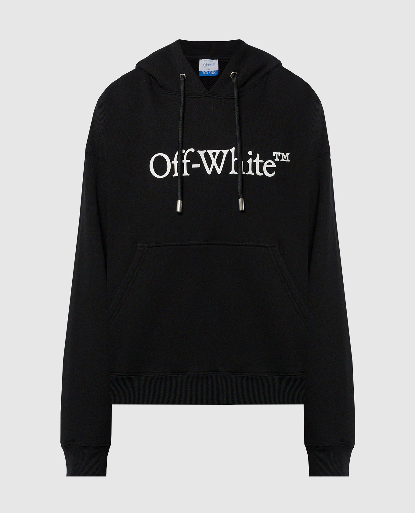 

Black hoodie with contrast logo print Off-White