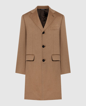 COLOMBO Brown coat made of wool CP001355945