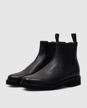 Doucal's Black leather Chelsea boots DD8591VERSUF251