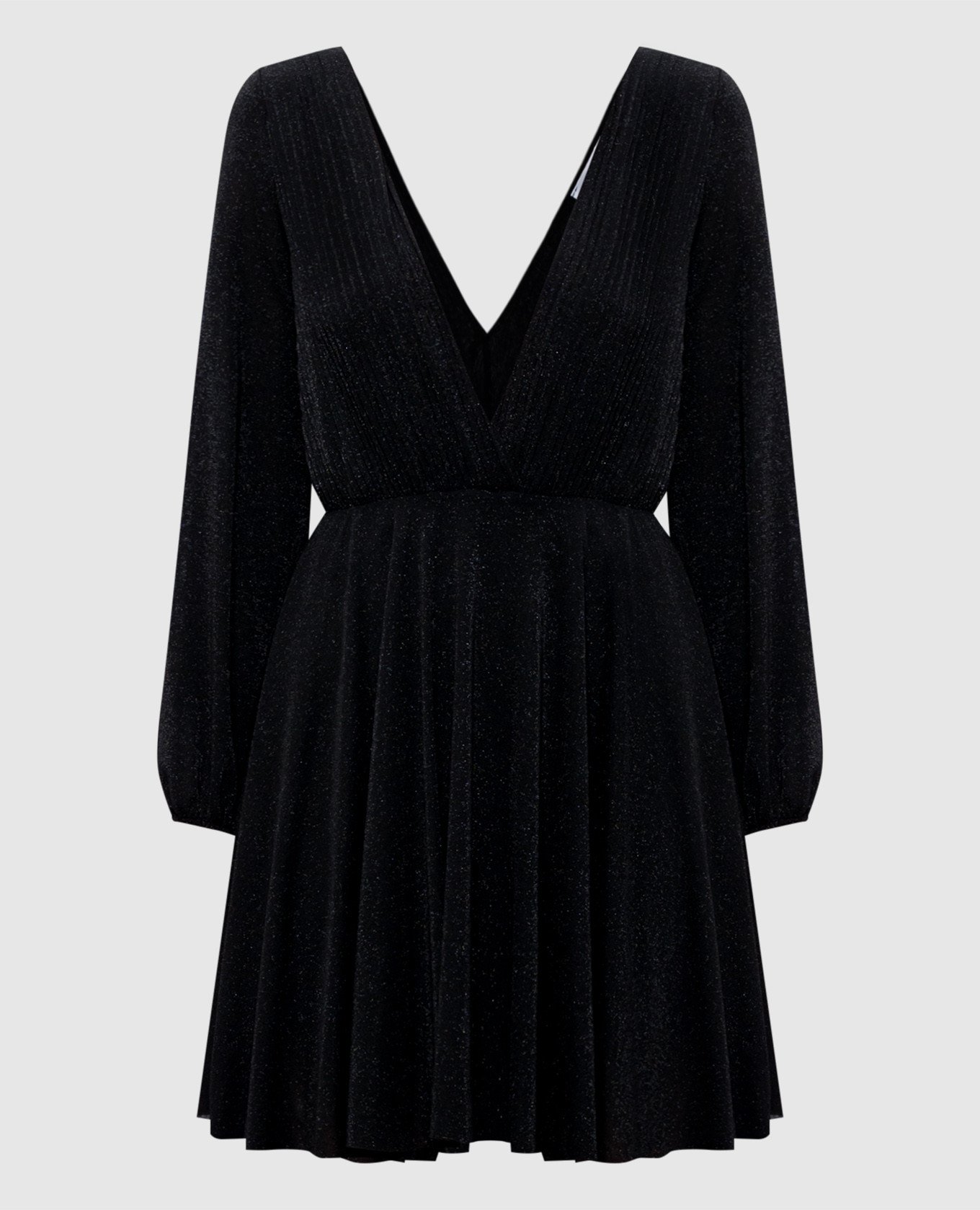

Black dress with lurex Solotre