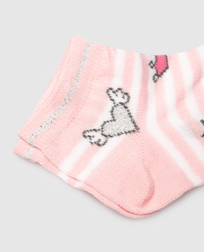 RiminiVeste Mafer pink striped socks for children RFC7671