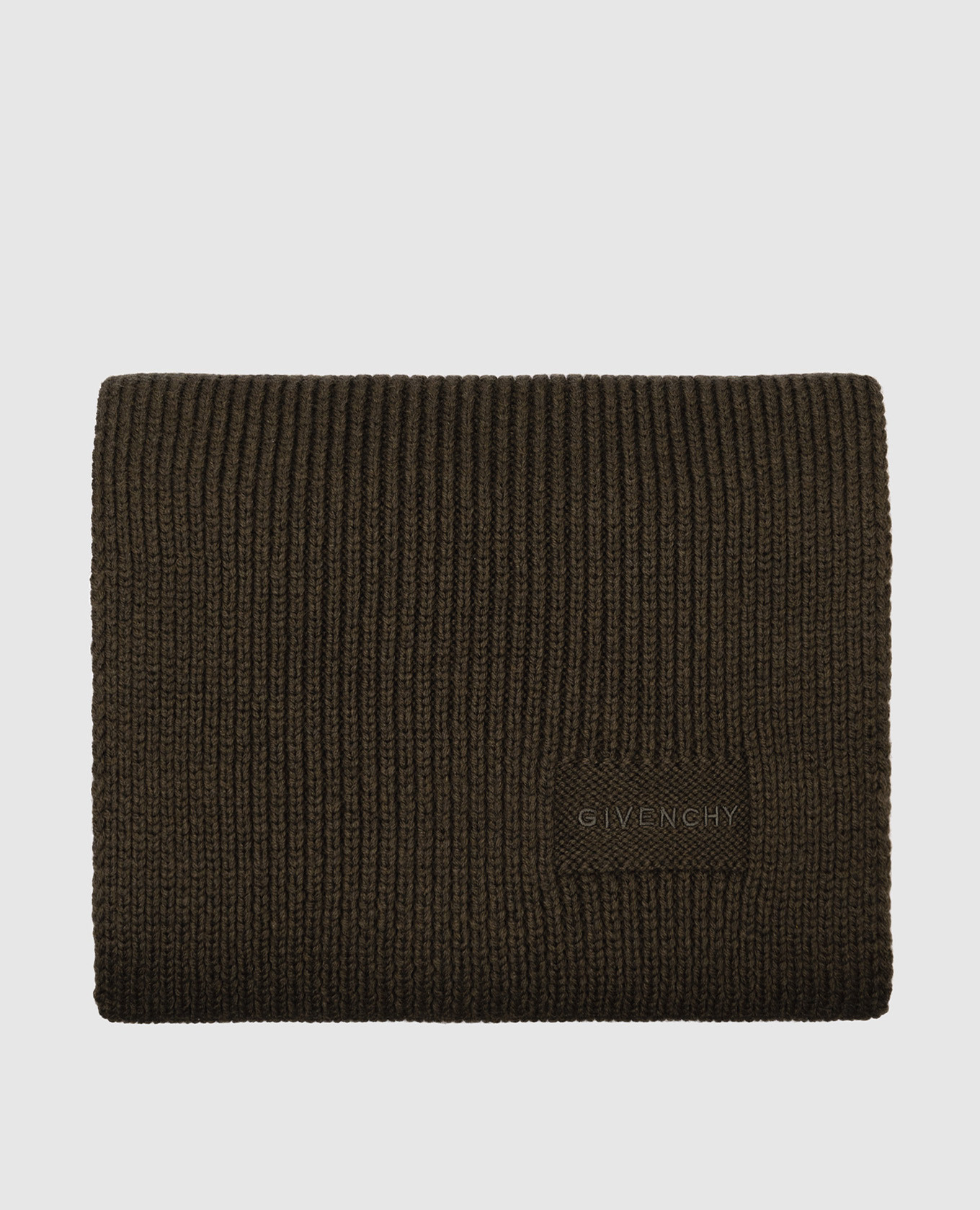 

Green wool scarf with logo Givenchy
