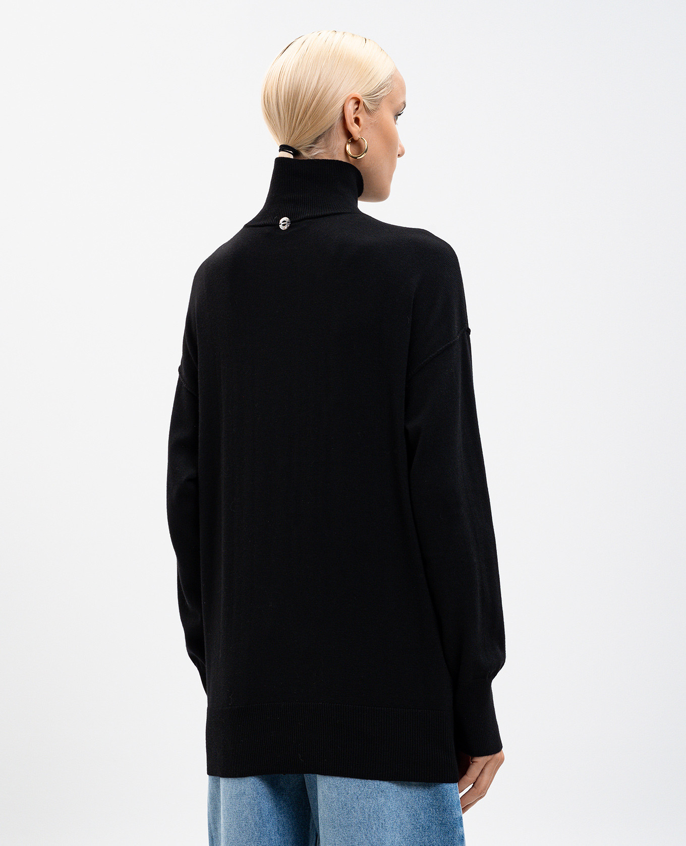 

Black sweater with slits Twinset