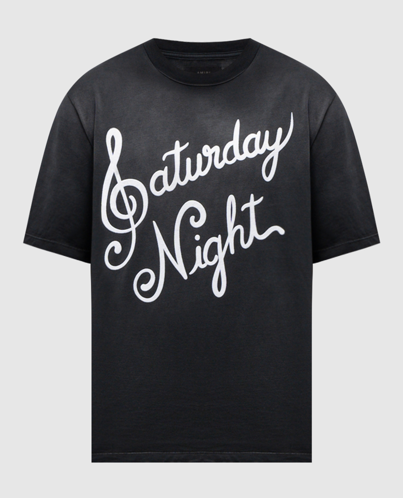 Black T-shirt SATURDAY NIGHT AMIRI