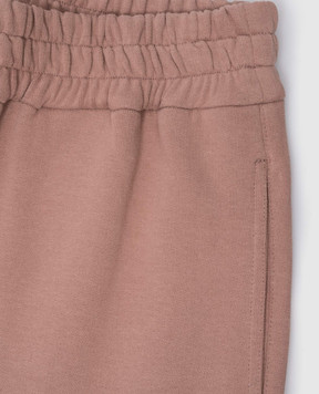 Brunello Cucinelli Children's beige joggers BN05NE625B